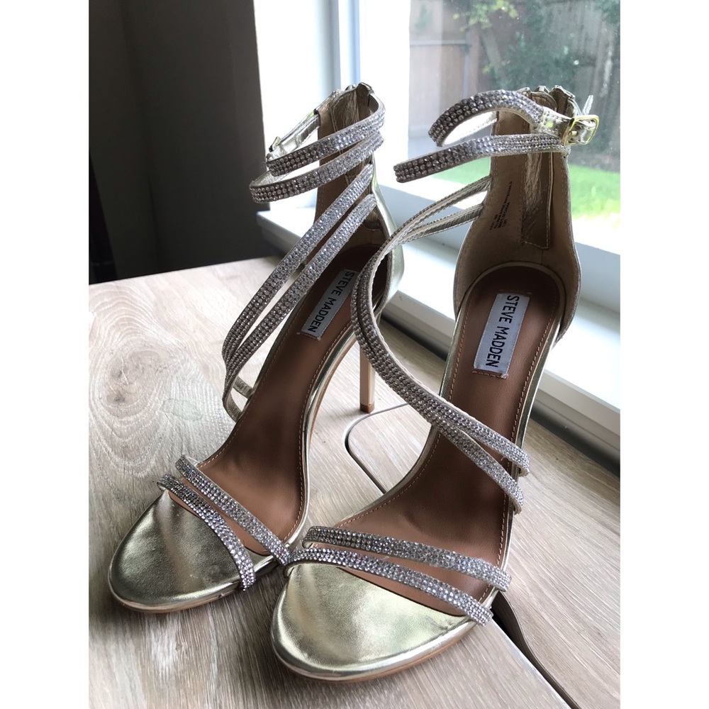 Steve Madden Rhinestone High Heels